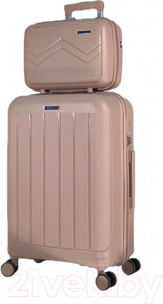 Изображение товара Чемодан на колесах Mironpan 11197-2 (L, бежевый)