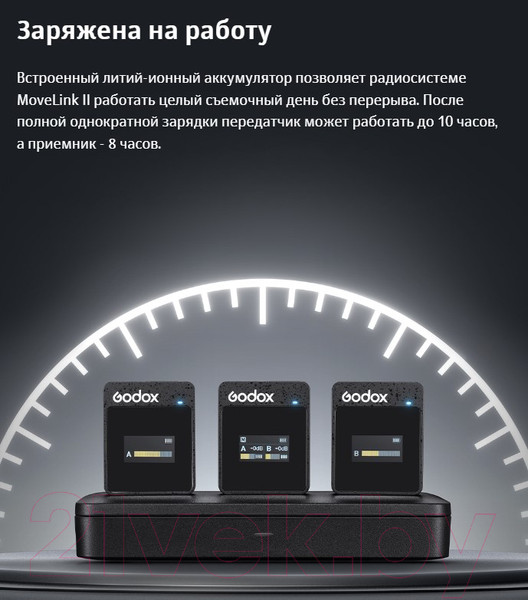 Изображение товара Радиосистема микрофонная Godox MoveLink II M2 / 30185