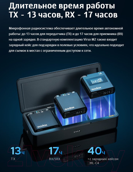 Изображение товара Радиосистема микрофонная Godox Virso M2 / 30708