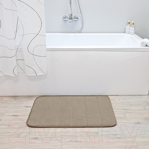 Изображение товара Коврик для ванной Вилина Велюр / 7170 (50x80, мокко)