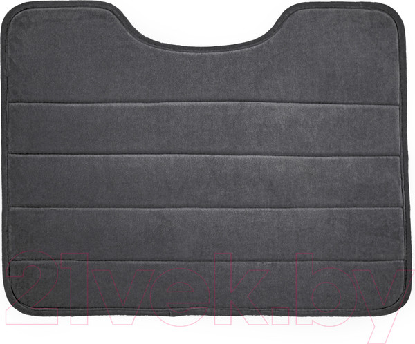 Изображение товара Набор ковриков для ванной и туалета Вилина Велюр / 7173 (черный)