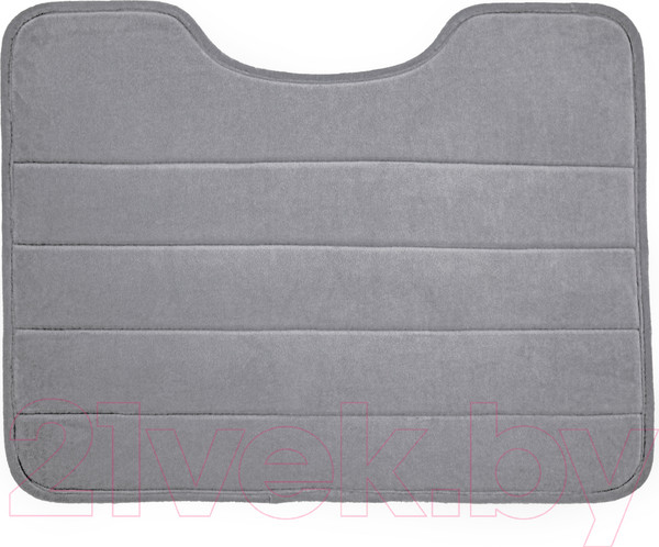 Изображение товара Набор ковриков для ванной и туалета Вилина Велюр / 7173 (серый)