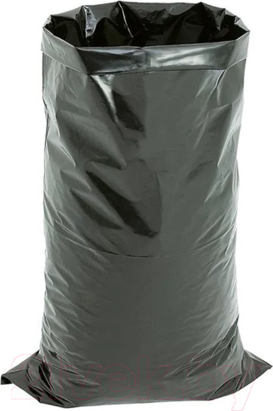 Изображение товара Пакеты для мусора Паксервис ПВД 180л 40мкм / 286340 (50шт, черный)