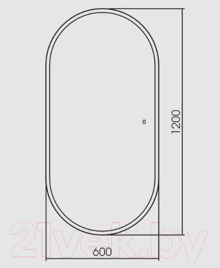 Изображение товара Зеркало Silver Mirrors Виола ТХ 60x120 / LED-00002695
