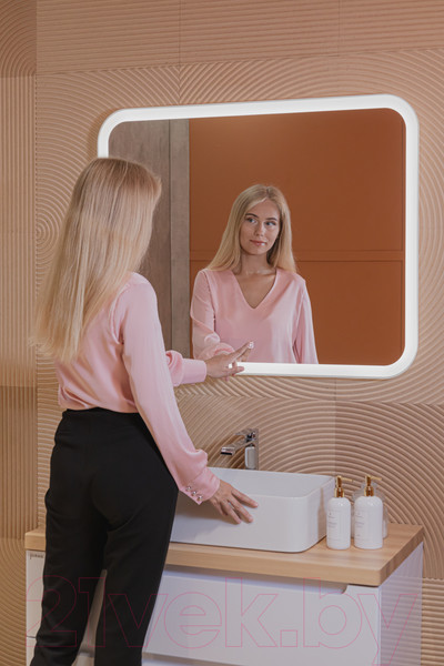 Изображение товара Зеркало Silver Mirrors Стив-ТХ 100x80 / LED-00002697