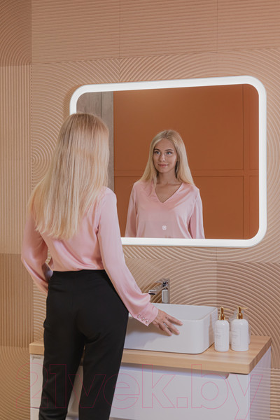 Изображение товара Зеркало Silver Mirrors Стив-ТХ 100x80 / LED-00002697