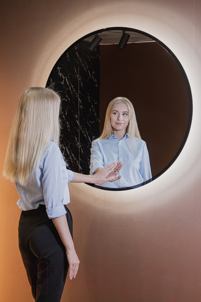 Изображение товара Зеркало Silver Mirrors Monaco Black D1000 / LED-00002769