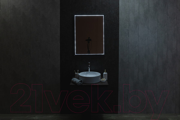 Изображение товара Зеркало Silver Mirrors Эдисон 60x80 / LED-00002723