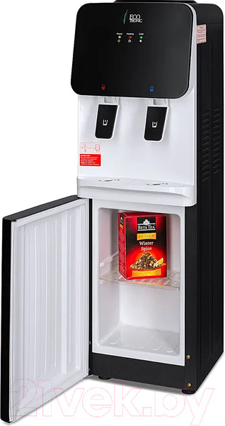 Изображение товара Кулер Ecotronic J1-LCE XS (шкафчик 7л, черный/белый)