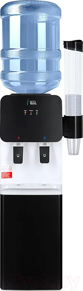 Изображение товара Кулер Ecotronic J1-LCE XS (шкафчик 7л, черный/белый)