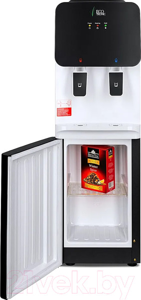 Изображение товара Кулер Ecotronic J1-LCE XS (шкафчик 7л, черный/белый)