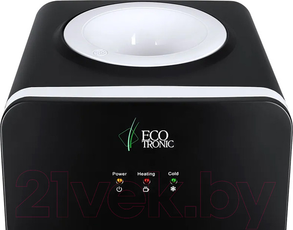 Изображение товара Кулер Ecotronic J1-LCE XS (шкафчик 7л, черный/белый)