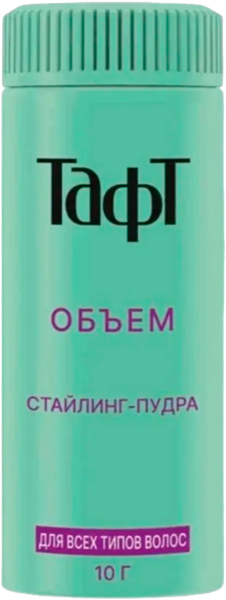 Изображение товара Текстурирующая пудра для волос Тафт Мгновенный объем сверхсильная фиксация (10г)