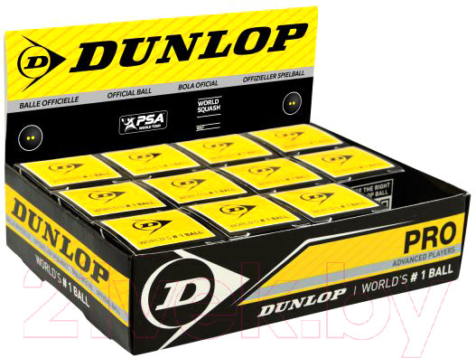 Изображение товара Набор мячей для сквоша DUNLOP Pro / 627DN700108