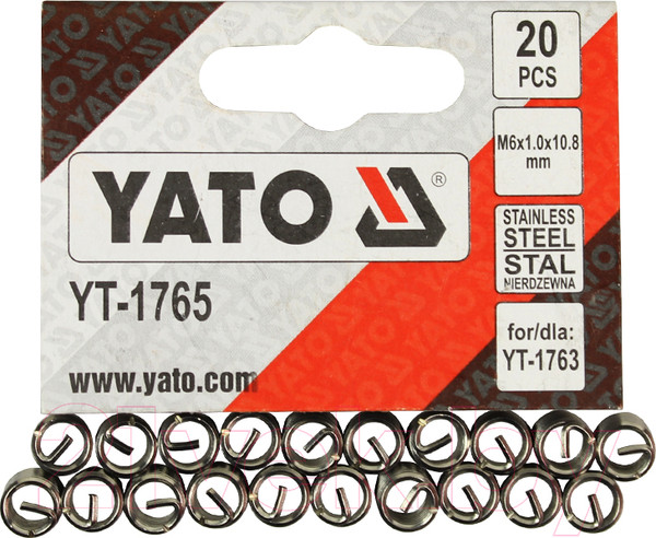 Изображение товара Набор резьбовых  вставок Yato YT-1765