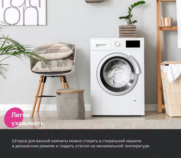 Изображение товара Шторка-занавеска для ванны IDDIS BS03P18i11 (коричневый)
