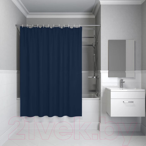 Изображение товара Шторка-занавеска для ванны IDDIS BL04P24i11 (синий)