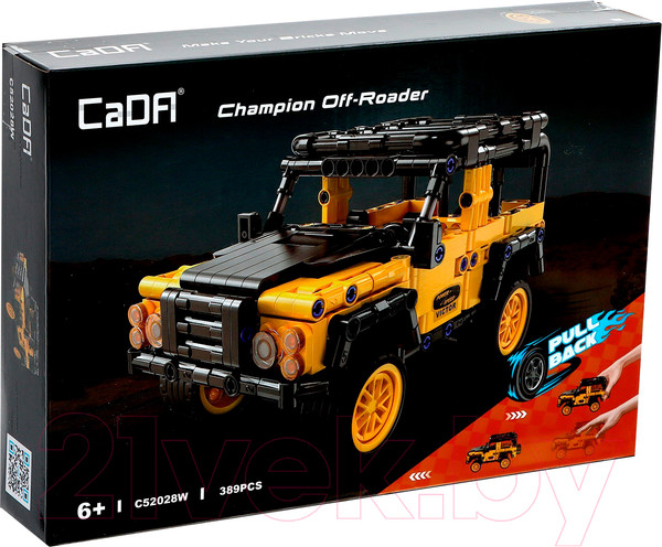 Изображение товара Конструктор инерционный CaDa Внедорожник C52028W / 9653231 (389эл)