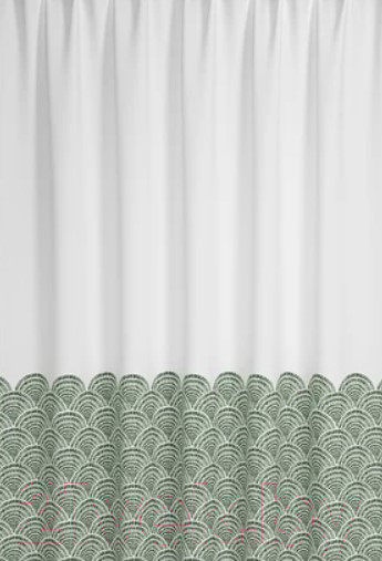 Изображение товара Шторка-занавеска для ванны IDDIS BW04P18i11 (зеленый)