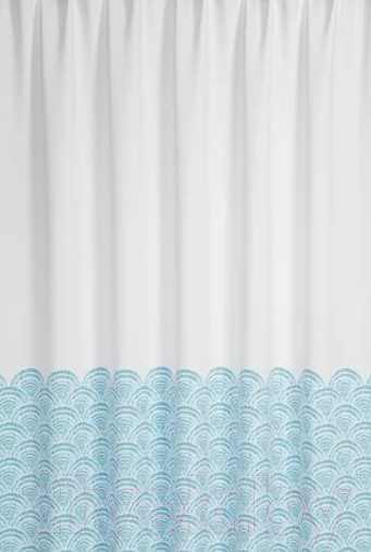 Изображение товара Шторка-занавеска для ванны IDDIS BW05P18i11 (голубой)