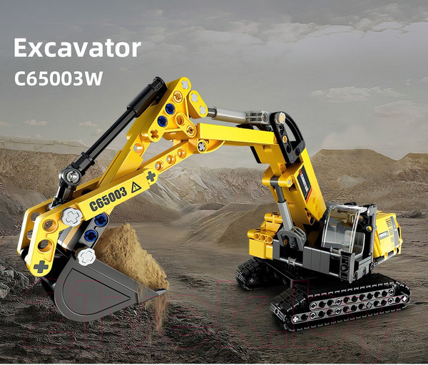 Изображение товара Конструктор CaDa Техно. Карьерный экскаватор C65003W / 9653236 (467эл)
