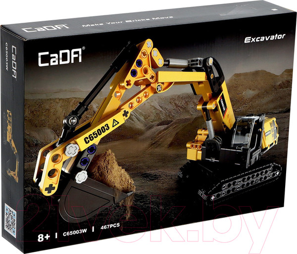 Изображение товара Конструктор CaDa Техно. Карьерный экскаватор C65003W / 9653236 (467эл)