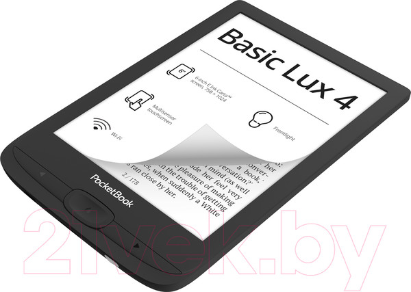 Изображение товара Электронная книга PocketBook 618 Basic Lux 4 / PB618-P-CIS (черный)