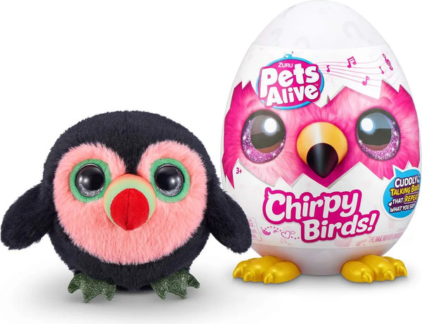 Изображение товара Игрушка-сюрприз Zuru Pets Alive Птичка-повторюшка / 9537
