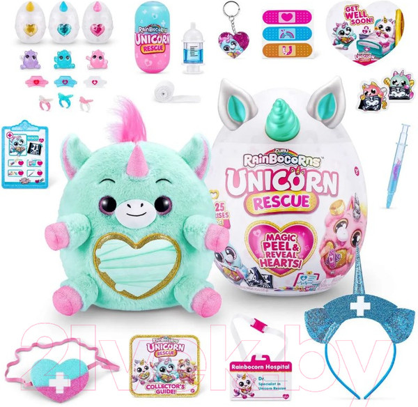 Изображение товара Игрушка-сюрприз Zuru Rainbocorns Unicorn Rescue Единорог / 9262