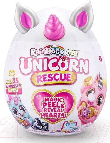 Изображение товара Игрушка-сюрприз Zuru Rainbocorns Unicorn Rescue Единорог / 9262