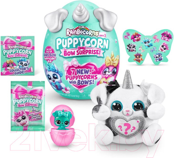 Изображение товара Игрушка-сюрприз Zuru Rainbocorns Puppycorn Bow Surprise / 9269