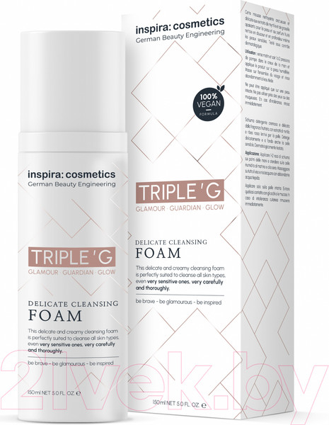 Изображение товара Пенка для умывания Inspira Delicate Cleansing Foam Мягкая (150мл)