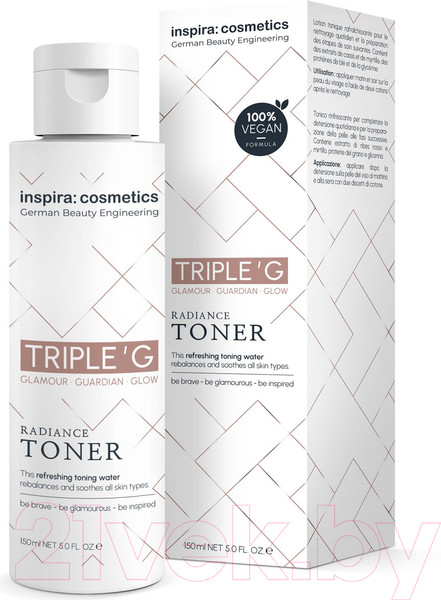 Изображение товара Тоник для лица Inspira Radiance Toner Ревитализирующий для сияния кожи (150мл)