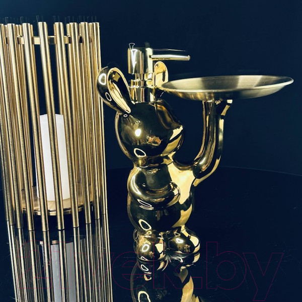 Изображение товара Дозатор для жидкого мыла Lenardi С подставкой 143-005