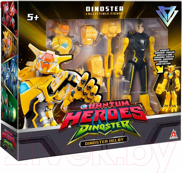 Изображение товара Фигурка коллекционная Dinoster Делби в дино-костюме / 42135