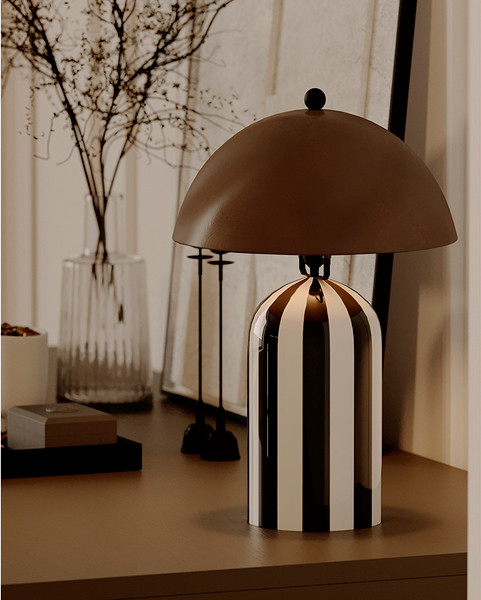 Изображение товара Прикроватная лампа Bergenson Bjorn Anniken / BB0000178 (черный/белый/сливовый)