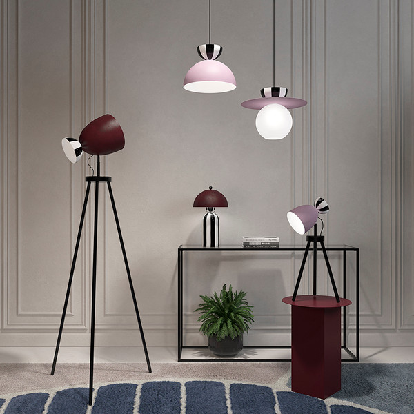 Изображение товара Прикроватная лампа Bergenson Bjorn Anniken / BB0000178 (черный/белый/сливовый)