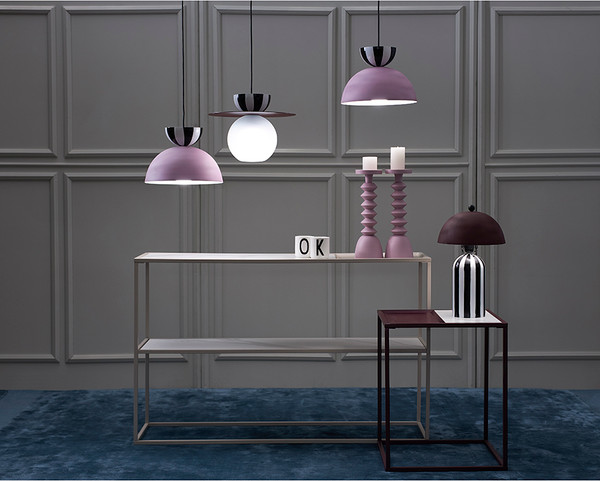 Изображение товара Прикроватная лампа Bergenson Bjorn Anniken / BB0000178 (черный/белый/сливовый)