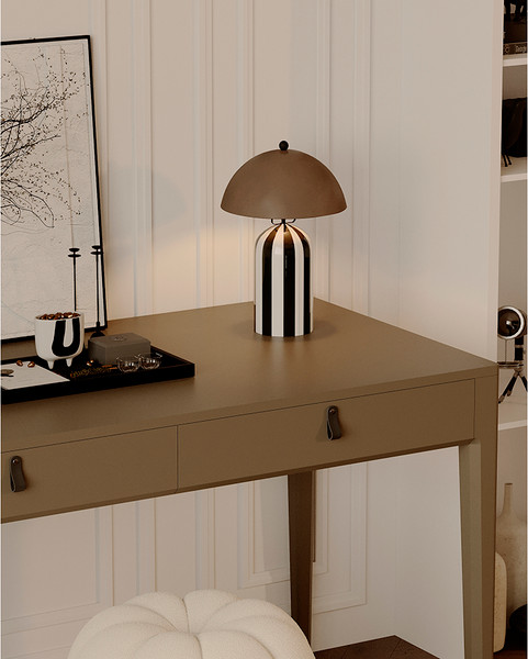 Изображение товара Прикроватная лампа Bergenson Bjorn Anniken / BB0000178 (черный/белый/сливовый)