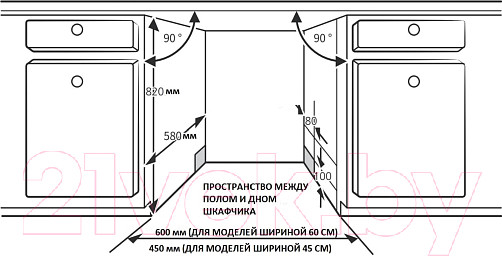 Изображение товара Посудомоечная машина Korting KDI 45017