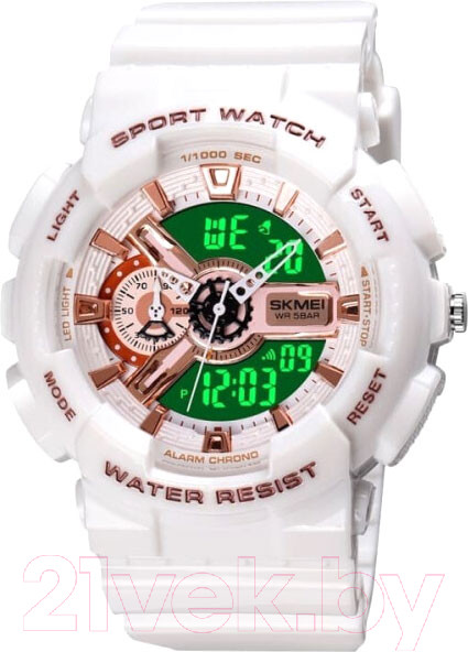 Изображение товара Часы наручные унисекс Skmei 1688 (белый)