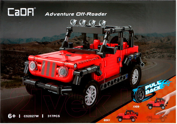 Изображение товара Конструктор инерционный CaDa Внедорожник C52027W / 9653230 (317эл)