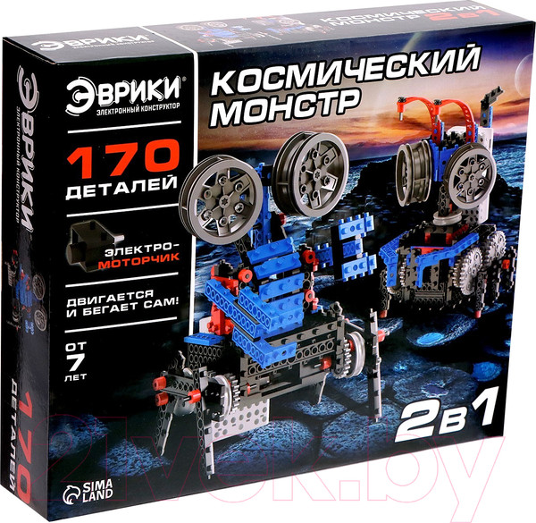 Изображение товара Конструктор электромеханический Эврики Космический монстр B729 / 6534386 (170эл)