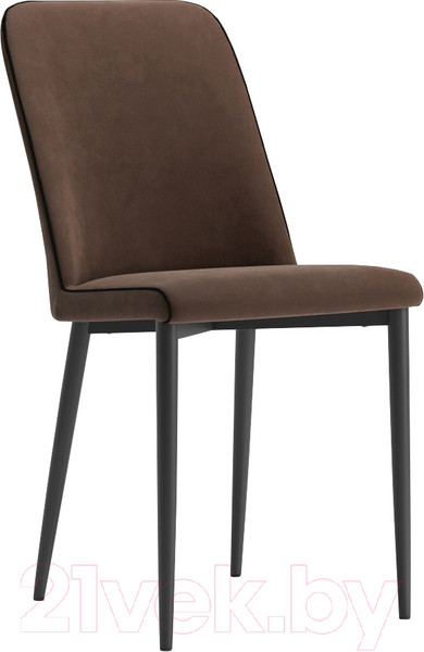 Изображение товара Стул Табурет Софт CF 041 (19 коричневый/кант черный/черный каркас)