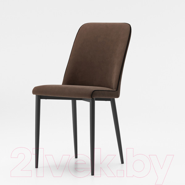 Изображение товара Стул Табурет Софт CF 041 (19 коричневый/кант черный/черный каркас)