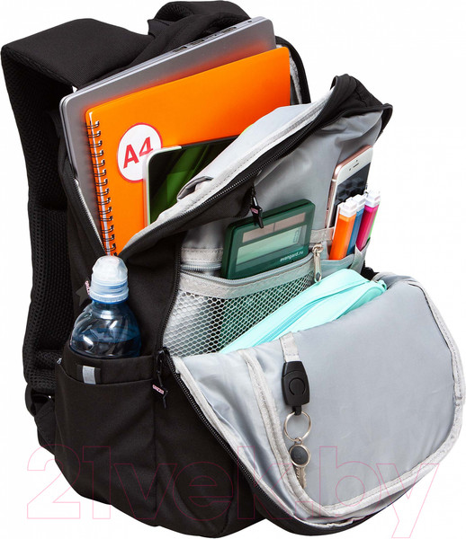 Изображение товара Школьный рюкзак Grizzly RG-466-5 (черный)