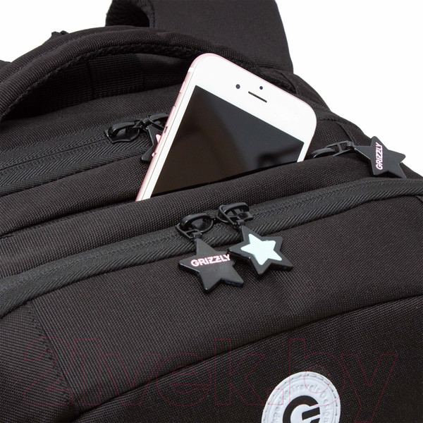 Изображение товара Школьный рюкзак Grizzly RG-466-5 (черный)