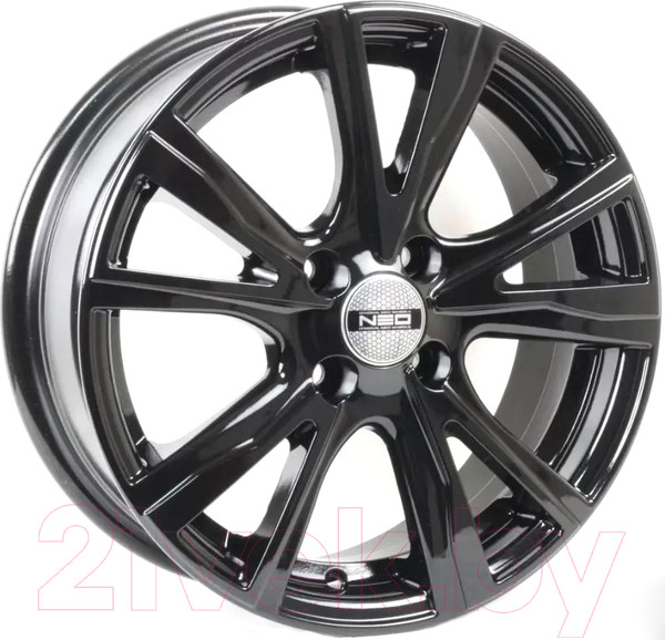Изображение товара Литой диск Neo 574 15x6" 4x100мм DIA 60.1мм ET 36мм BL