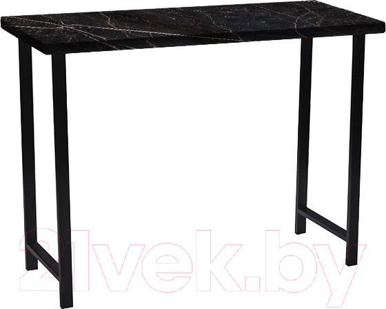 Изображение товара Консольный столик Древпром М94 ДП1-02-04 120x50x88 (файерстоун/черный матовый)