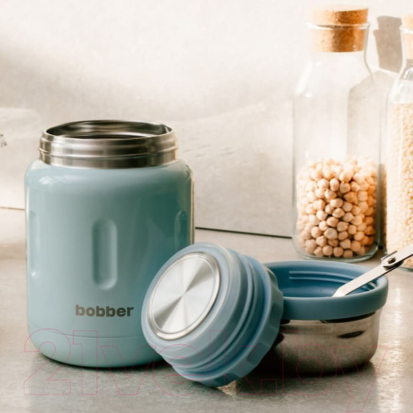 Изображение товара Термос для еды Bobber Jerrycan-700 Light Blue (светло-голубой)